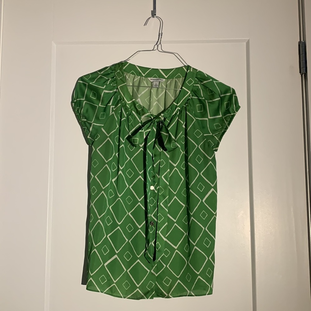 BR bow tie blouse